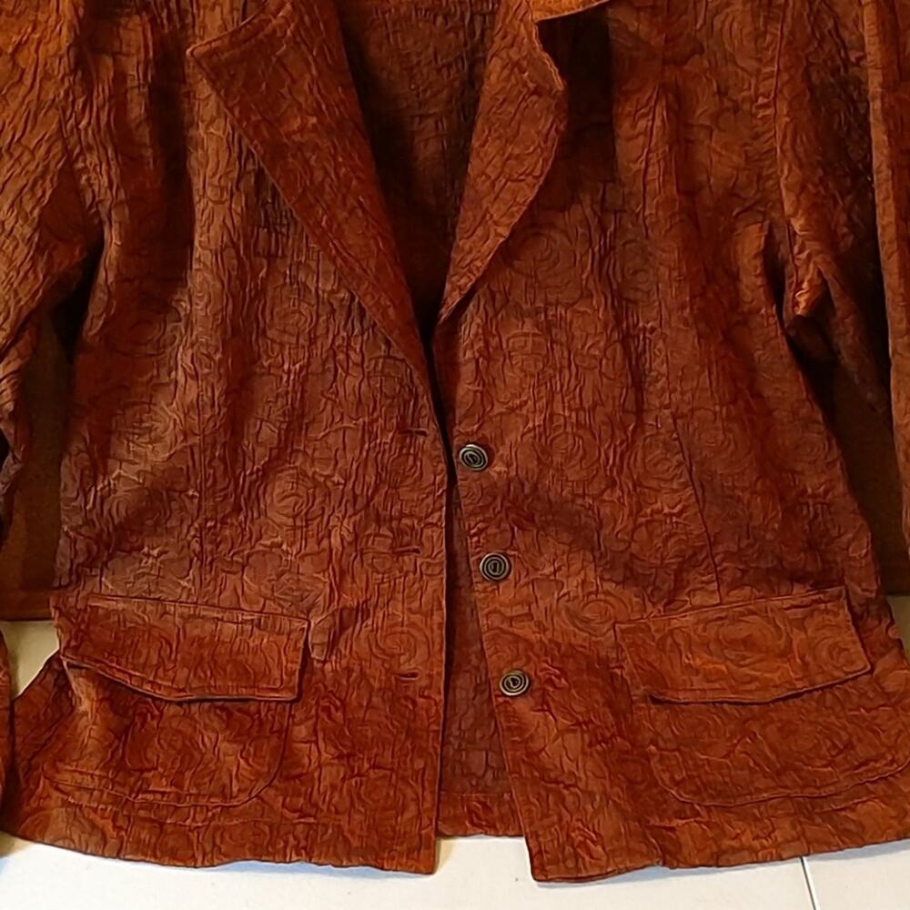 Chico's button front jacket Size 1 Medium Pre-loved - Picture 5 of 5